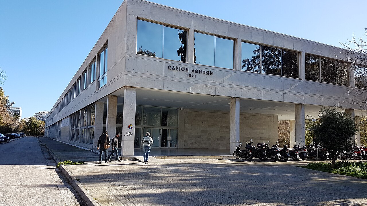 Athens Conservatoire, Athens, photographed in 2018