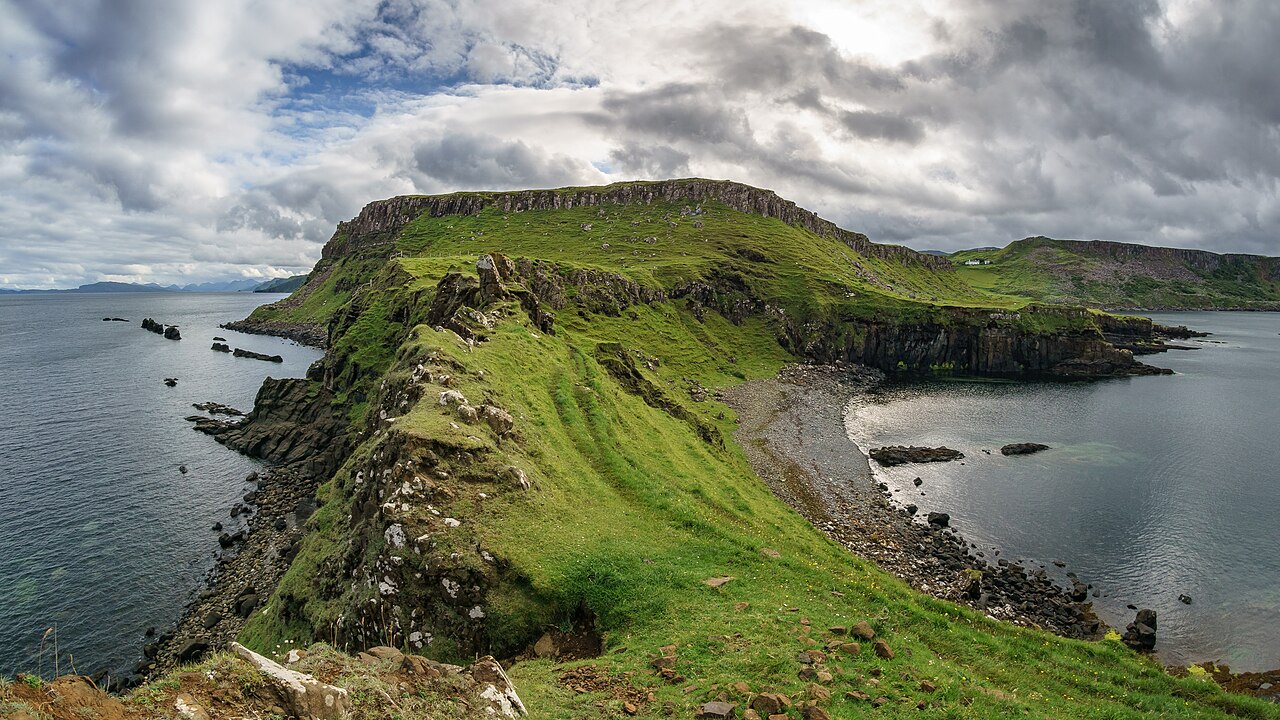 On Rubha nam Brathairean (Brothers Point) looking back to the rest of the Isle of Skye.